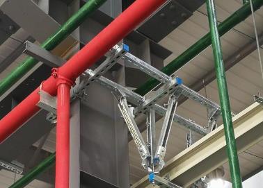 永嘉该抗震支架的整体式支吊架结构协调性好
